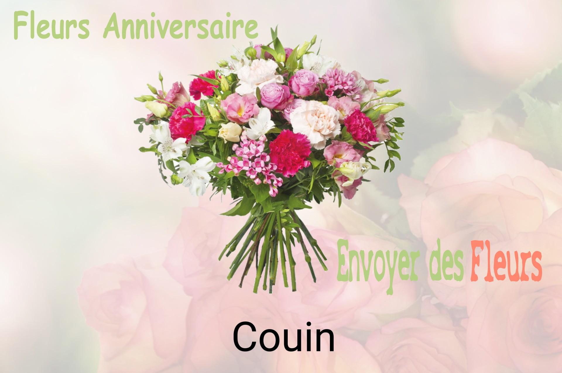 Bouquet de fleurs d’anniversaire livré à Couin